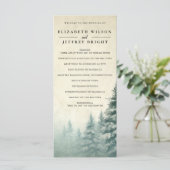 Rustikale Hochzeit im Pinienwald Programm (Stehend Vorderseite)