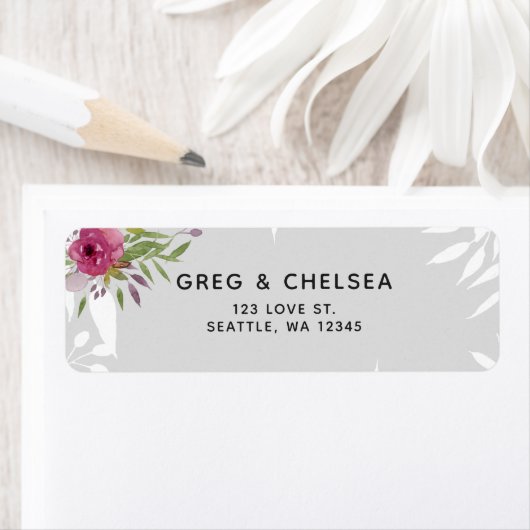 Rustikale Hochzeit in Aquarell Rosa (Insitu)