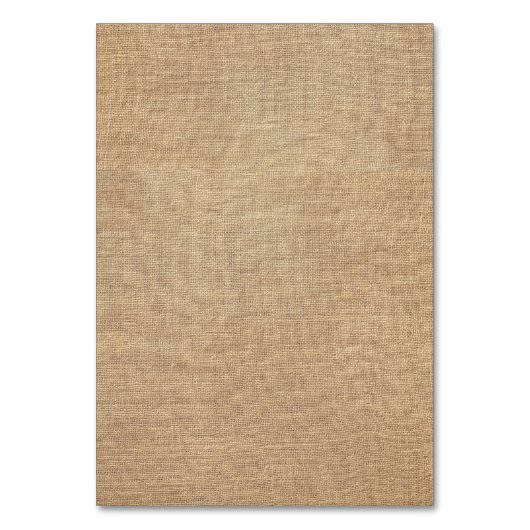 Rustikale Hochzeit in Burlap und Lace Tischnummer (Rückseite)