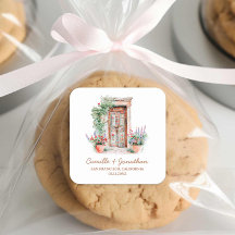 Rustikale Hochzeit in Urlaubsort Gunst Sticker