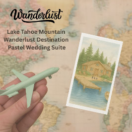 Rustikale Hochzeit in Urlaubsort Tahoe Serviette