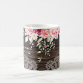 Rustikale Hochzeit Kaffeetasse (Mittel)