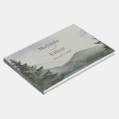 Rustikale Hochzeit & Lake Evergreen Gästebuch (Ecke)