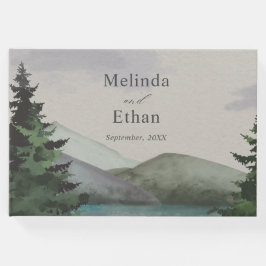 Rustikale Hochzeit & Lake Evergreen Gästebuch