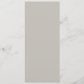 Rustikale Hochzeit & Lake Evergreen Menükarte (Rückseite)