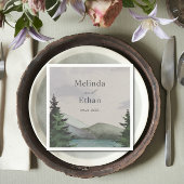 Rustikale Hochzeit & Lake Evergreen Serviette