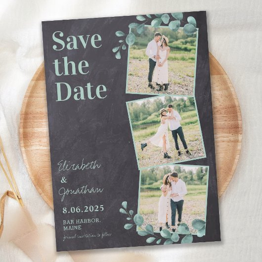 Rustikale Hochzeit Maßgeschneiderte Foto Collage S Save The Date