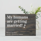 Rustikale Hochzeit meine Menschen werden heiraten Save The Date (Stehend Vorderseite)