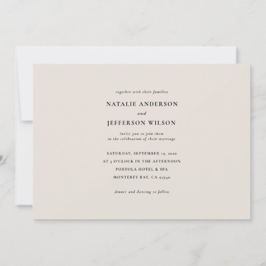 Rustikale Hochzeit mit Blumenkranz Save The Date (Rückseite)