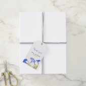 Rustikale Hochzeit mit Flora Danke, dass Sie Gesch Geschenkanhänger (Mit Garn)