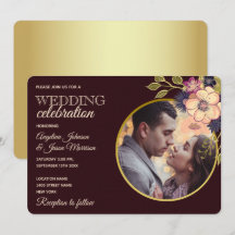 Rustikale Hochzeit mit floralem Burgund