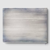 Rustikale Hochzeit mit Gold Anchor Gästebuch (Rückseite)