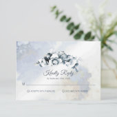 Rustikale Hochzeit mit grauer Flora (Stehend Vorderseite)