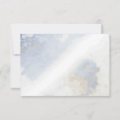 Rustikale Hochzeit mit grauer Flora (Rückseite)