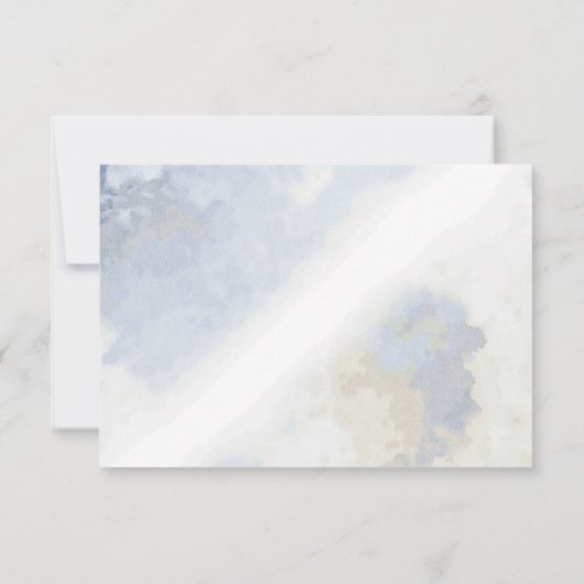 Rustikale Hochzeit mit grauer Flora (Rückseite)