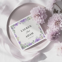 Rustikale Hochzeit mit Lila Blumenwasser