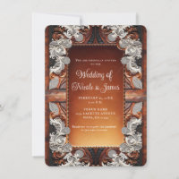 Rustikale Hochzeit mit mehrfarbigem Leder und Spit