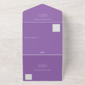 rustikale Hochzeit mit Sonnenblumen All In One Einladung (Außenbereich)