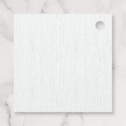 Rustikale Hochzeit mit wildem Rosa Eukalyptus Geschenkanhänger (Rückseite)