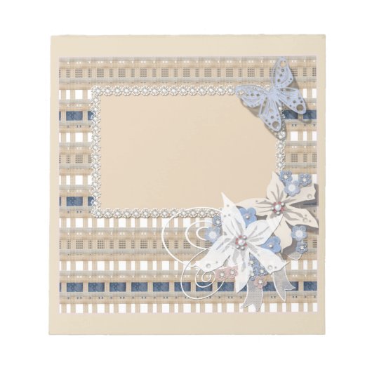 Rustikale Hochzeit Notizblock (Vorderseite)