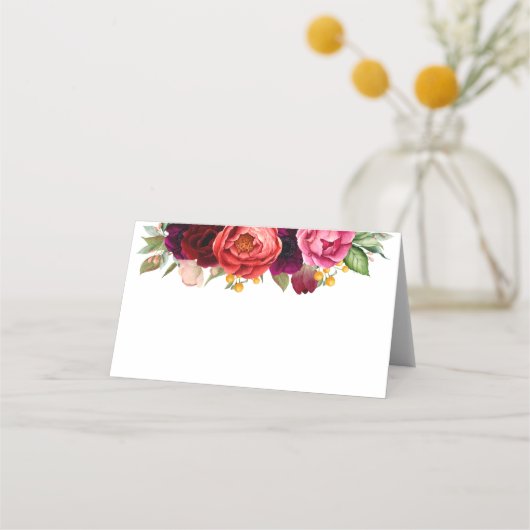 Rustikale Hochzeit oder Veranstaltung Platzkarte (Rückseite)