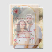 Rustikale Hochzeit Pergament Einladungen (Versatz (Ehepaar))