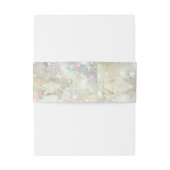 Rustikale Hochzeit Personalisierter Bauchband Einladungsbanderole (Rückseitenbeispiel)