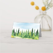 Rustikale Hochzeit Platzkarte (Rückseite)