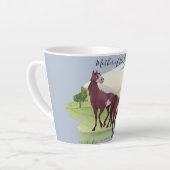 Rustikale Hochzeit Reitsport-Western Milchtasse (Linke Ecke)