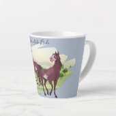 Rustikale Hochzeit Reitsport-Western Milchtasse (Rechte Ecke)