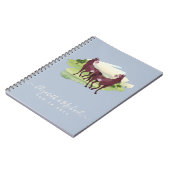 Rustikale Hochzeit Reitsport-Western Notizblock (Linke Seite)