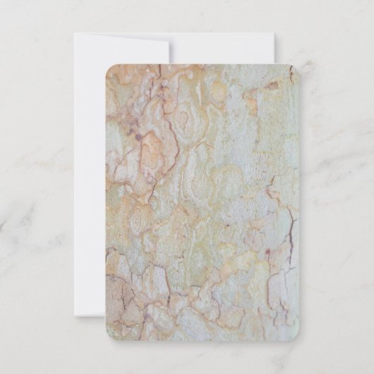 Rustikale Hochzeit RSVP Naturdesign (Rückseite)