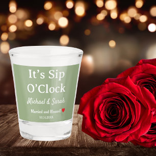 Rustikale Hochzeit Sage Grün Es ist Kaffeepause Cu Schnapsglas