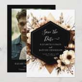 Rustikale Hochzeit Save The Date (Vorne/Hinten)