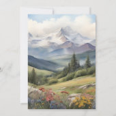 Rustikale Hochzeit Save The Date (Rückseite)