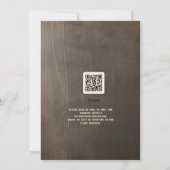 Rustikale Hochzeit "Save the Date"-Vorlagen mit He Save The Date (Rückseite)