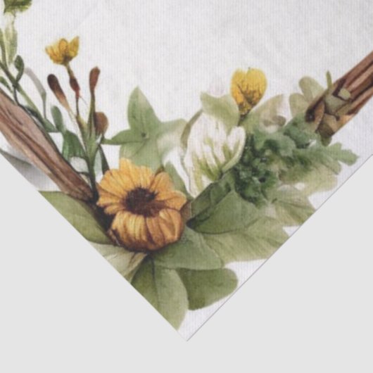 Rustikale Hochzeit Seidenpapier (Detail)