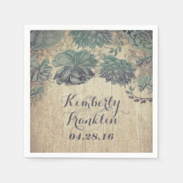 rustikale Hochzeit Serviette