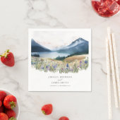 Rustikale Hochzeit Serviette (Beispiel)