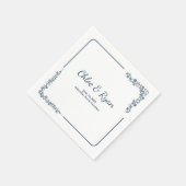 Rustikale Hochzeit Serviette (Ecke)