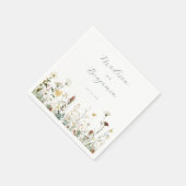 Rustikale Hochzeit Serviette (Ecke)