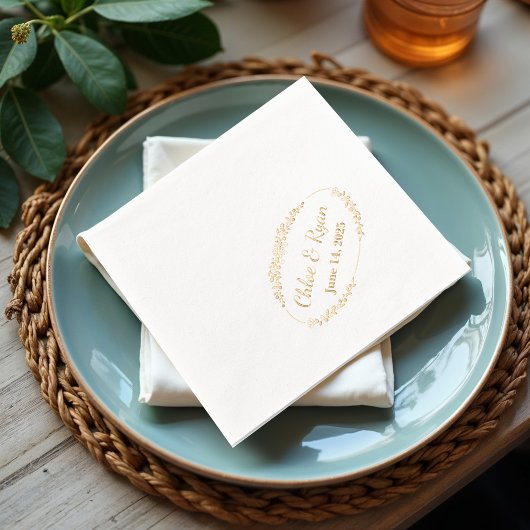 Rustikale Hochzeit Servietten Mit Folie