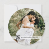 Rustikale Hochzeit Speichern Sie das Datum Foto Ho Einladung (Rückseite)