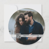 Rustikale Hochzeit Speichern Sie das Foto mit der  Einladung (Rückseite)