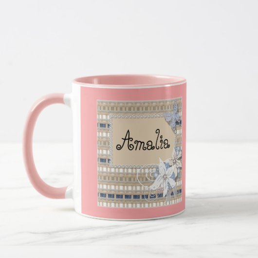 Rustikale Hochzeit Tasse (Links)