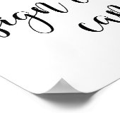 Rustikale Hochzeit Unterschreiben unsere Leinwand Poster (Ecke)