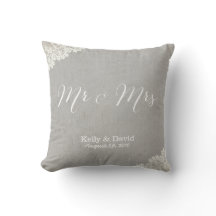 Rustikale Hochzeit Vintage-Spitze & Leinen Herr &