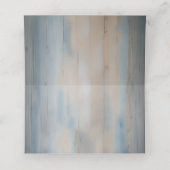 Rustikale Hochzeit von Baby- & String-Lights Platzkarte (Innenseite Aufgefaltet)