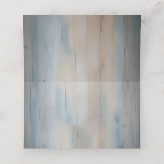 Rustikale Hochzeit von Baby- & String-Lights Platzkarte (Innenseite Aufgefaltet)