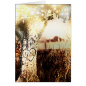 Rustikale Hochzeit von Baum- und Lichterketten (Vorne)